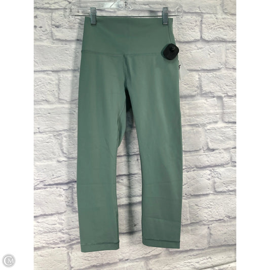 Athletic Capris By Lululemon In Green, Size: 4