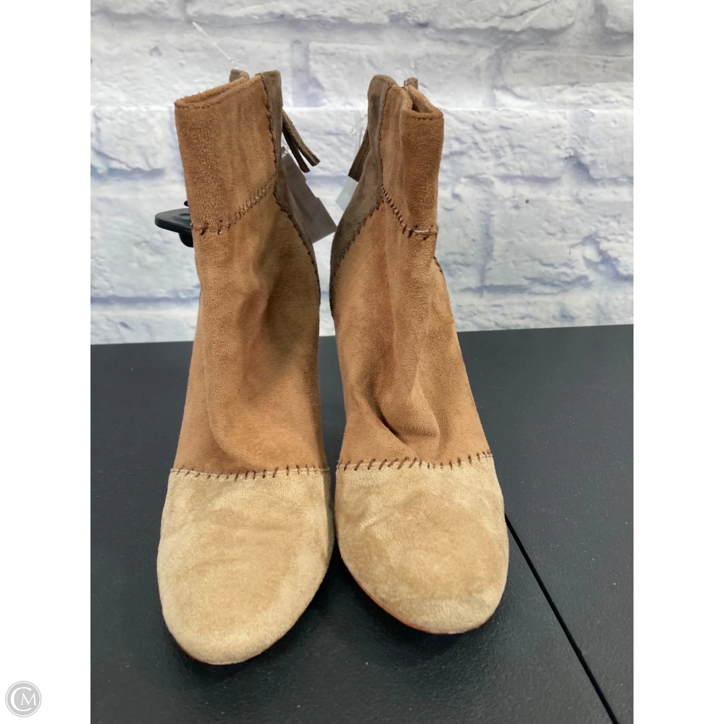 Boots Ankle Heels By Joie In Brown, Size: 7
