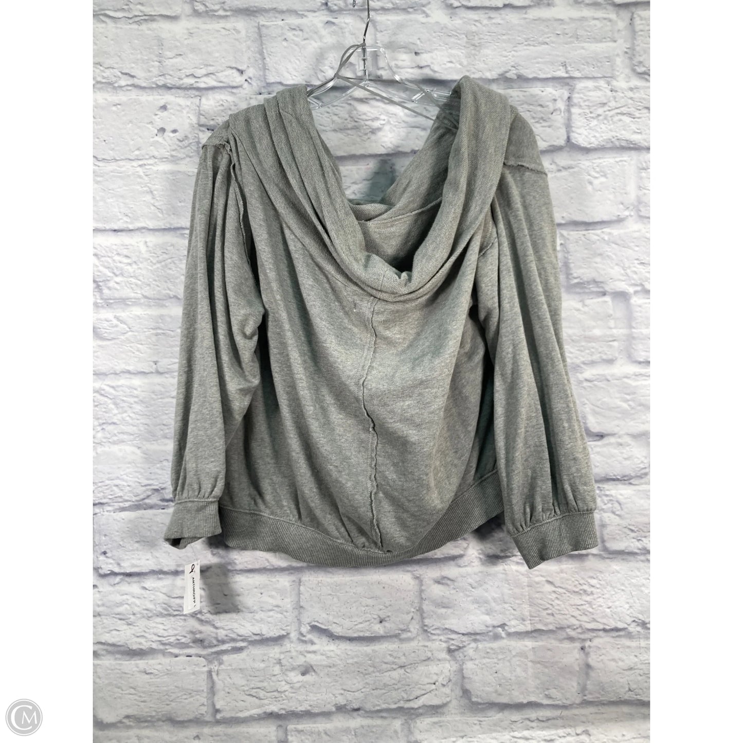 Sweatshirt Crewneck By Pilcro In Grey, Size: L