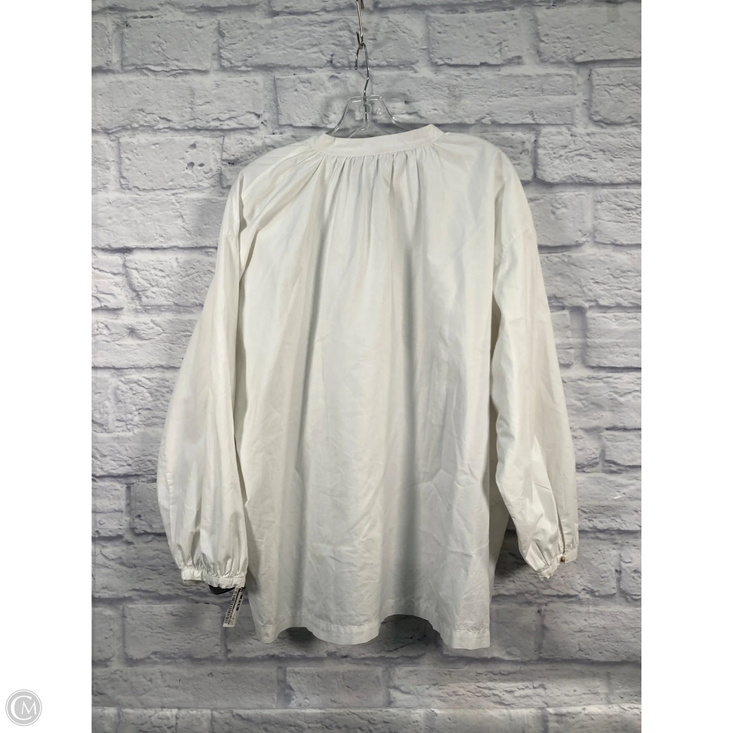 Top Long Sleeve By Free People In White, Size: M