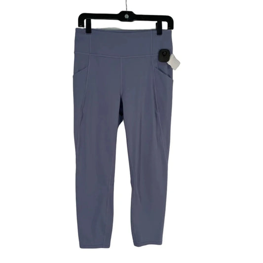 Athletic Capris By Lululemon In Blue, Size: 6