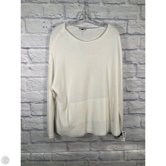 Sweater Designer By Lafayette 148 In Cream, Size: Xl