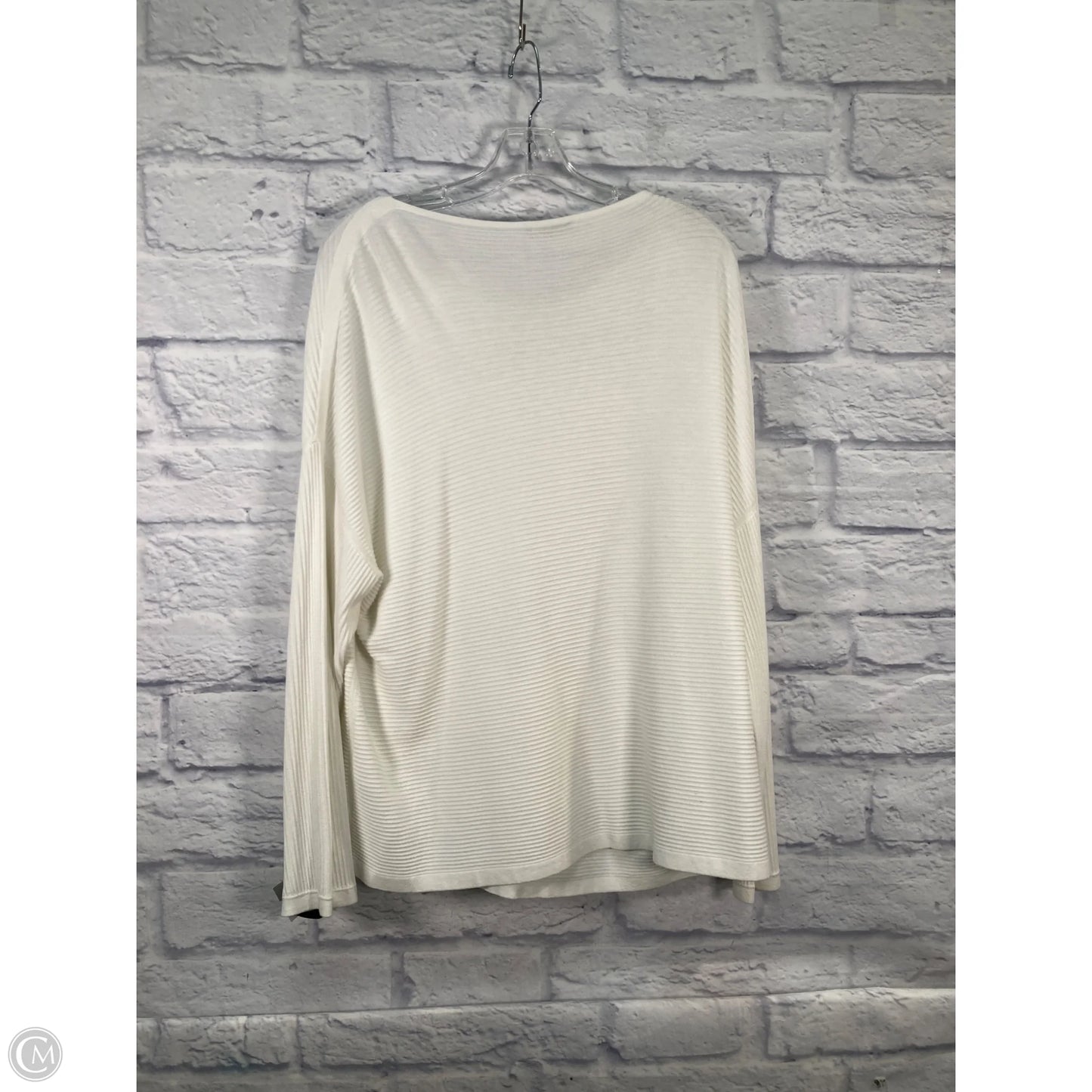 Sweater Designer By Lafayette 148 In Cream, Size: Xl