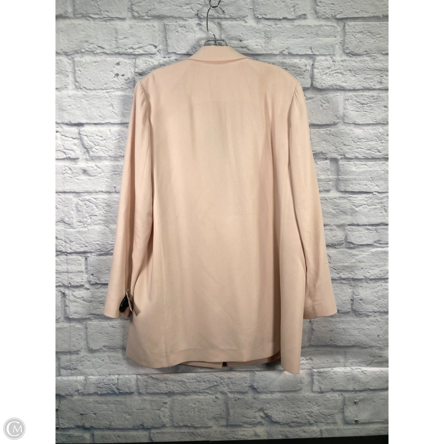 Blazer Designer By Lafayette 148 In Pink, Size: L