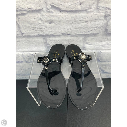 Sandals Designer By Kate Spade In Black, Size: 8