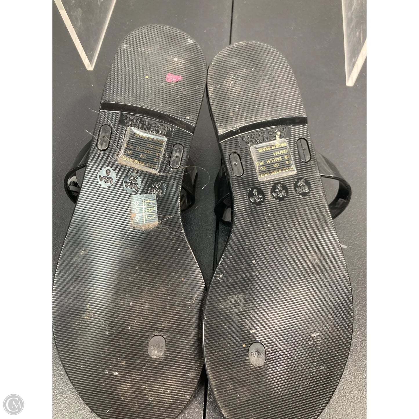 Sandals Designer By Kate Spade In Black, Size: 8