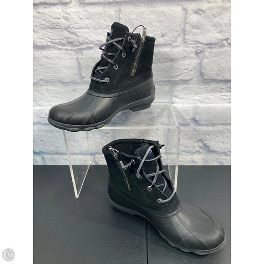 Boots Rain By Sperry In Black, Size: 8