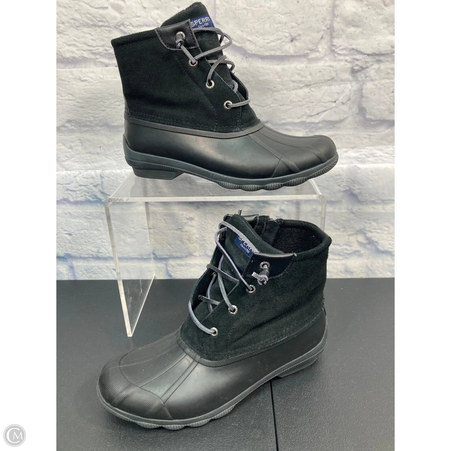 Boots Rain By Sperry In Black, Size: 8