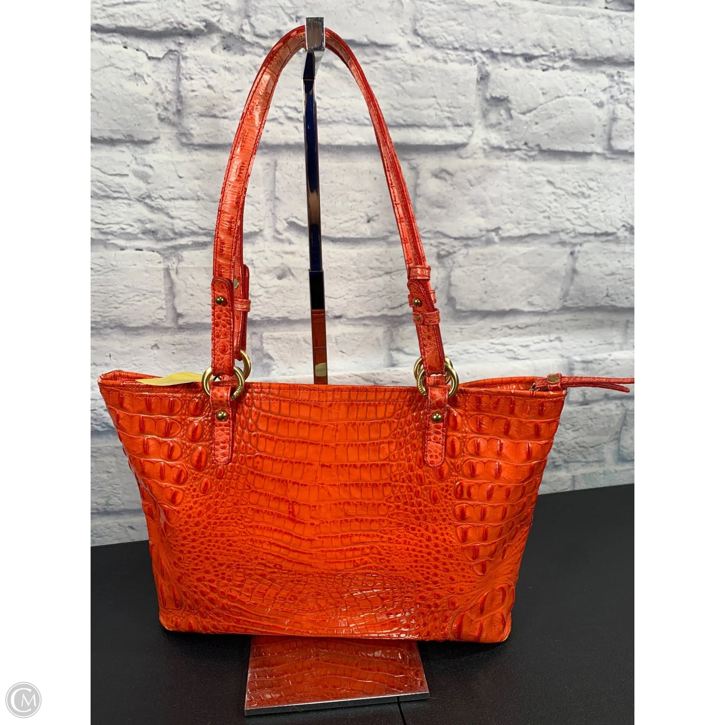 Handbag Designer By Brahmin, Size: Large