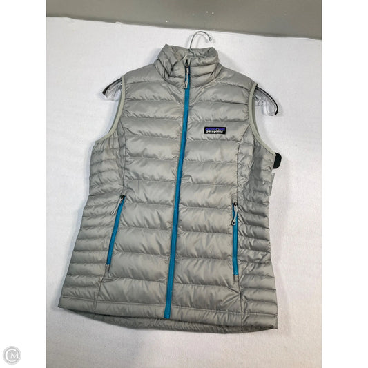 Vest Puffer & Quilted By Patagonia In Grey, Size: Xs