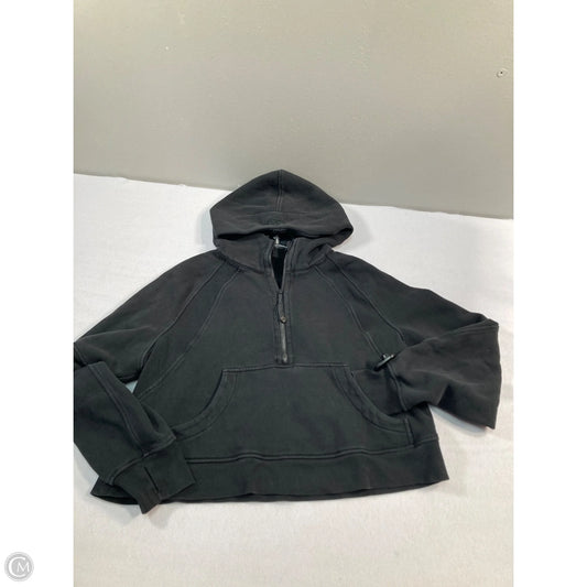 Athletic Jacket By Lululemon In Black, Size: M