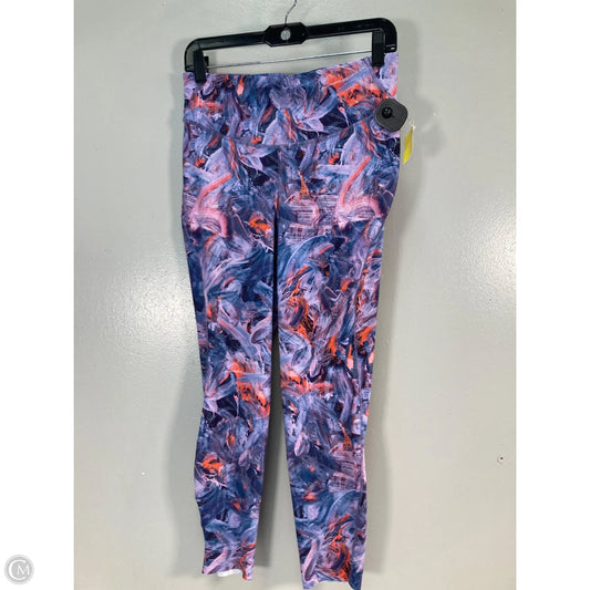 Athletic Leggings By Lululemon In Orange & Purple, Size: 10