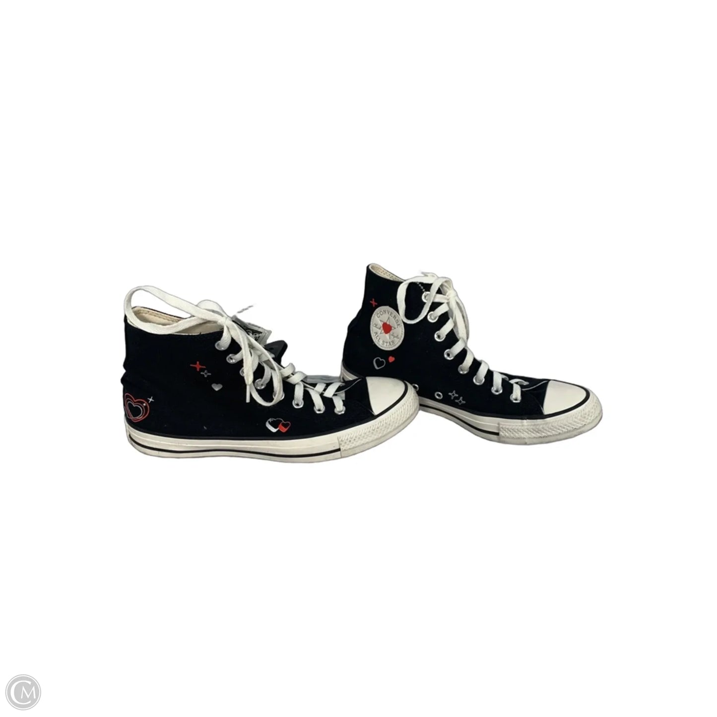 Shoes Sneakers By Converse In Black & White, Size: 9.5