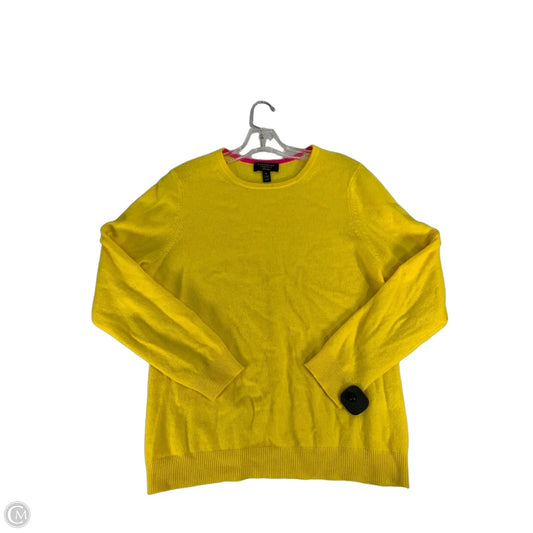 Sweater Cashmere By Charter Club In Yellow, Size: Xl