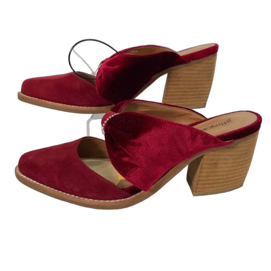 Shoes Heels Kitten By Jeffrey Campbell In Red, Size: 8