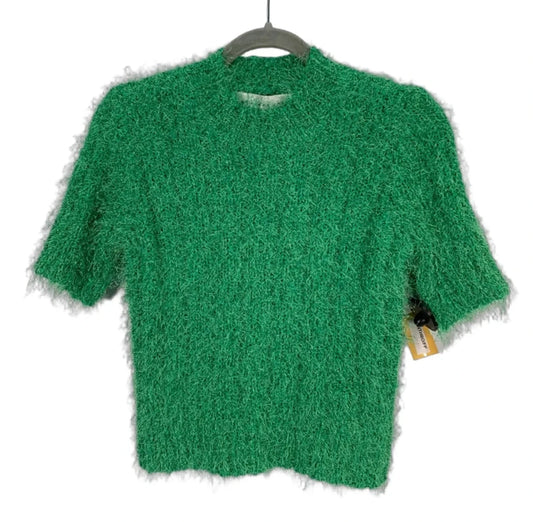 Sweater Short Sleeve By Endless Rose In Green, Size: Xs