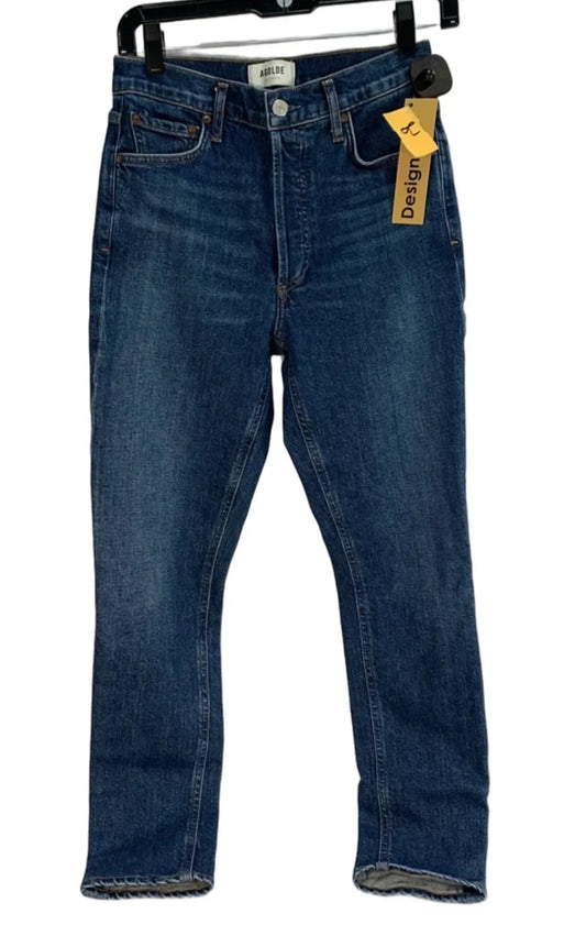 Jeans Designer By Agolde In Blue Denim, Size: 2