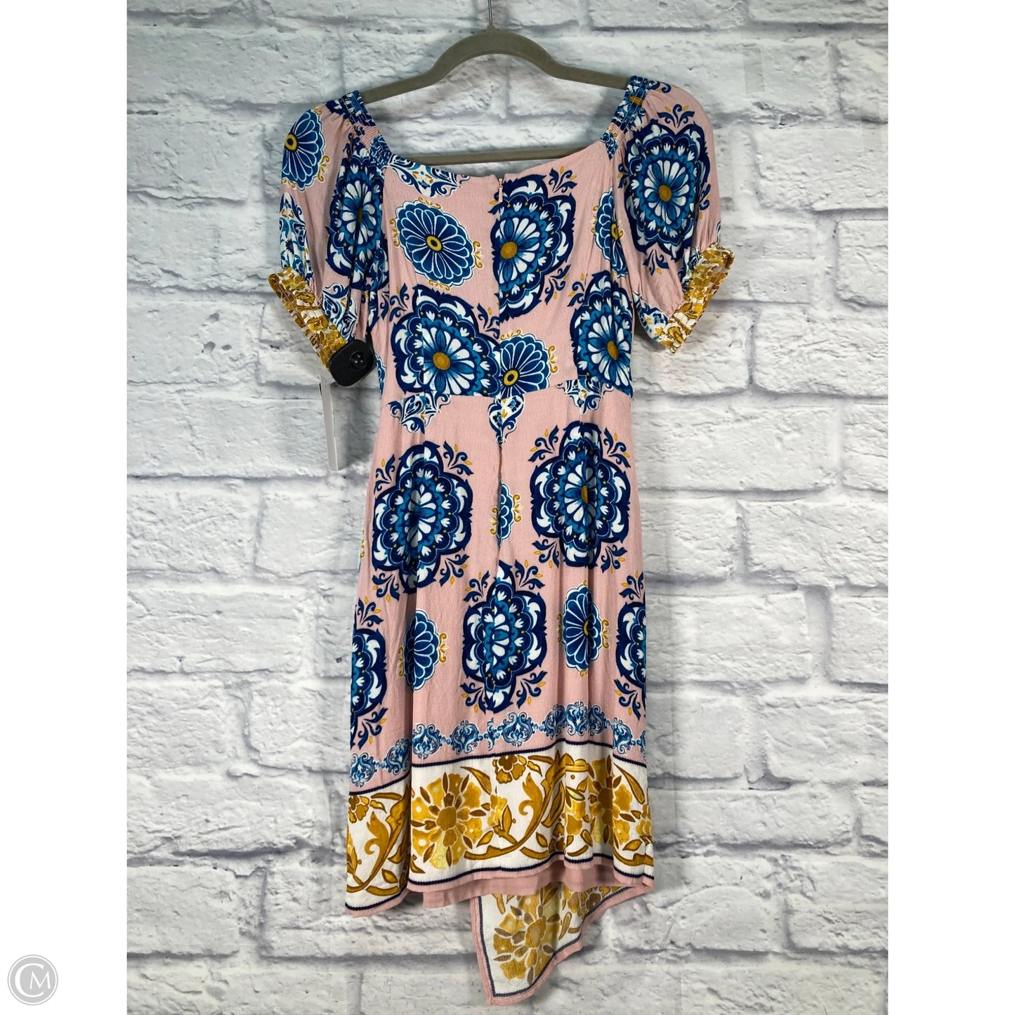 Dress Casual Short By Maeve In Blue & Pink, Size: Xsp