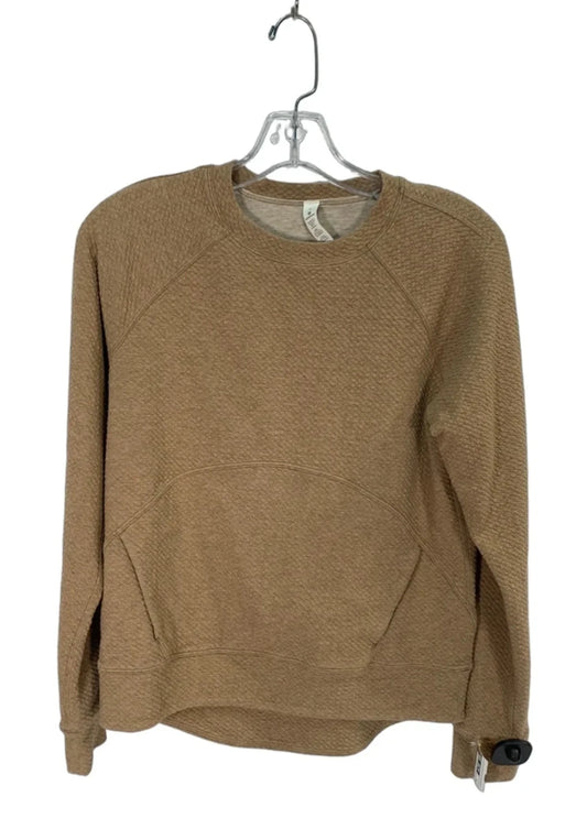 Sweatshirt Collar By Lululemon In Tan, Size: 6