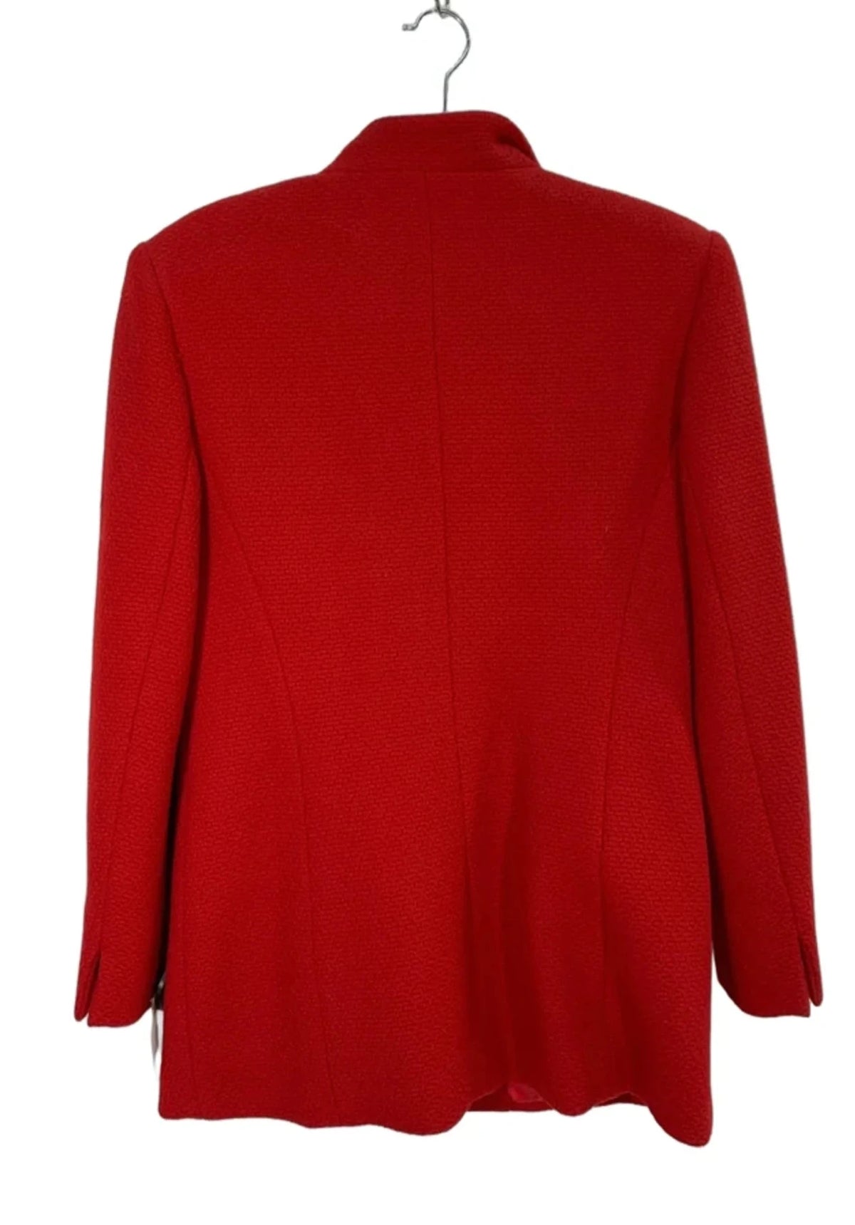 Coat Wool By Talbots In Red, Size: 6