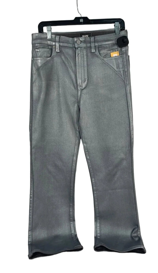 Jeans Wide Leg By Paige In Silver, Size: 8