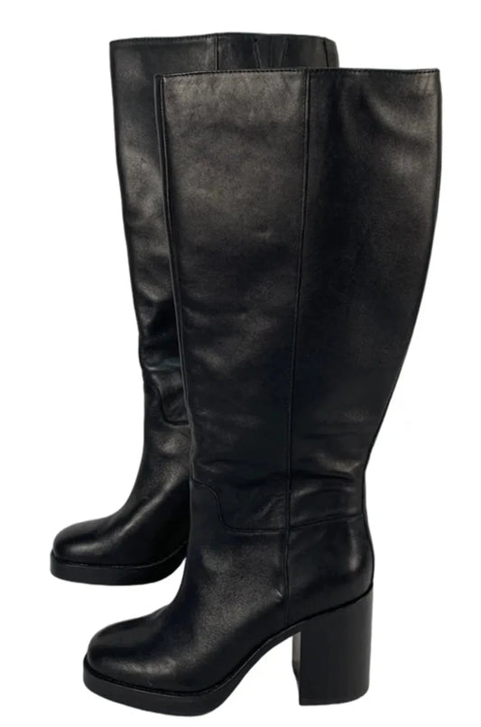Boots Knee Heels By Vince Camuto In Black, Size: 9.5
