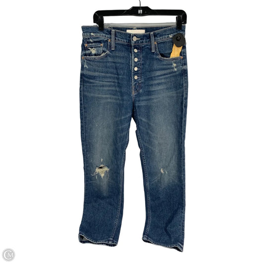 Jeans Designer By Mother In Blue Denim, Size: 8