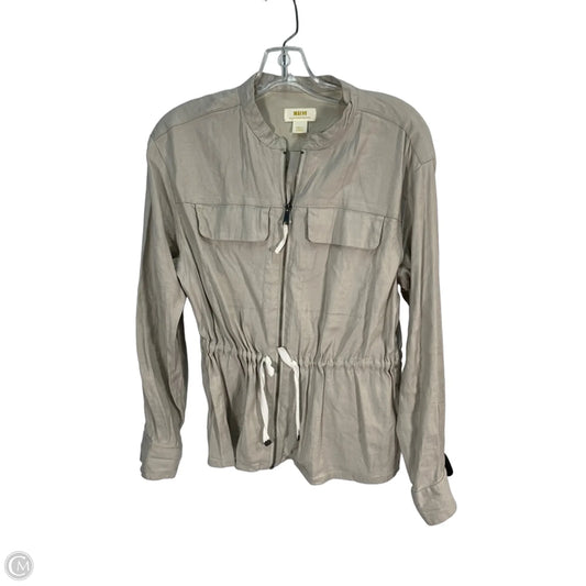 Jacket Utility By Maeve In Tan, Size: S