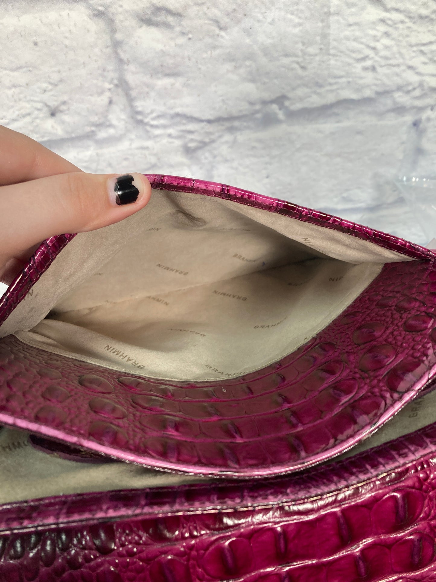 Crossbody Designer By Brahmin, Size: Large
