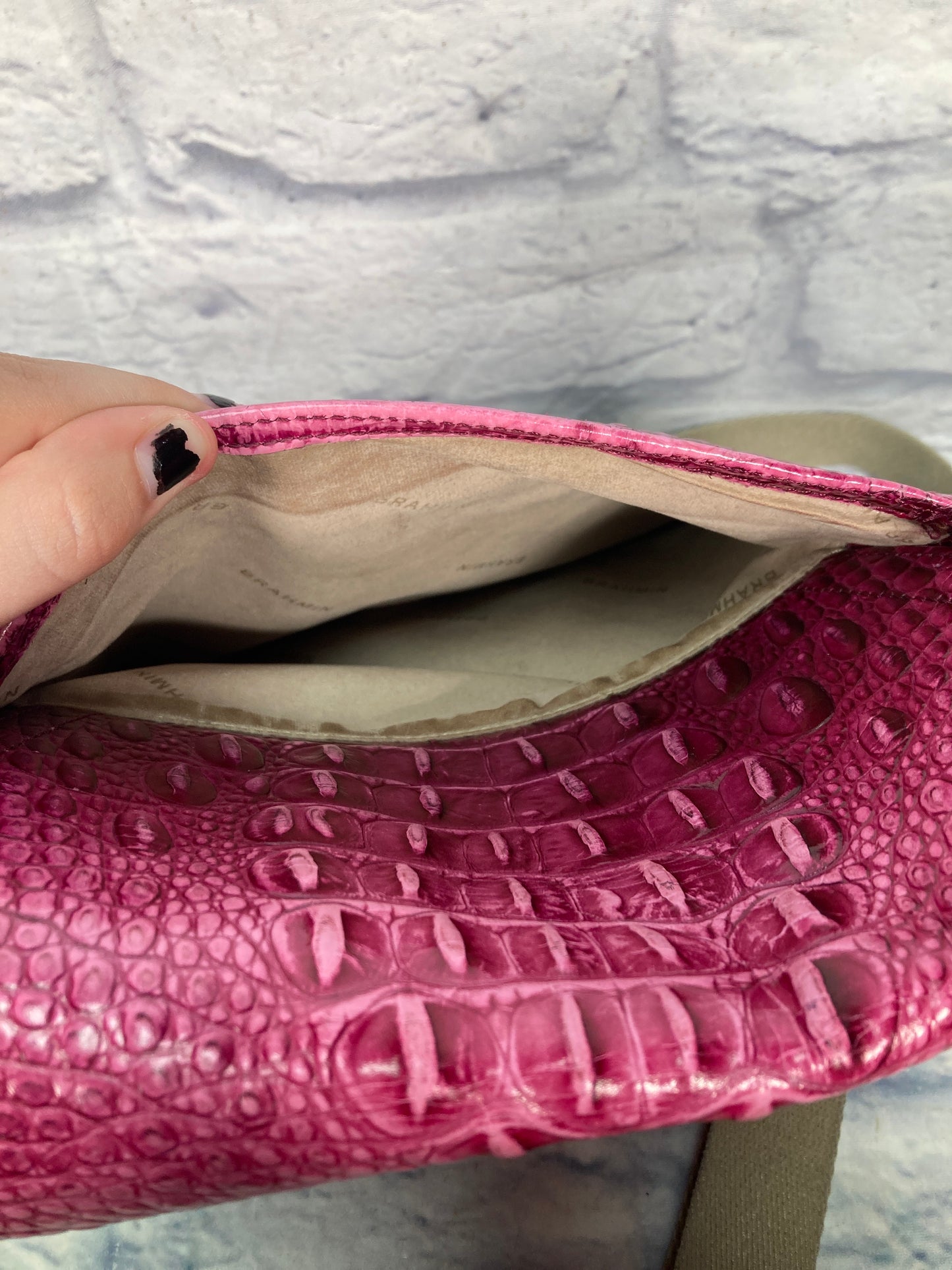 Crossbody Designer By Brahmin, Size: Large