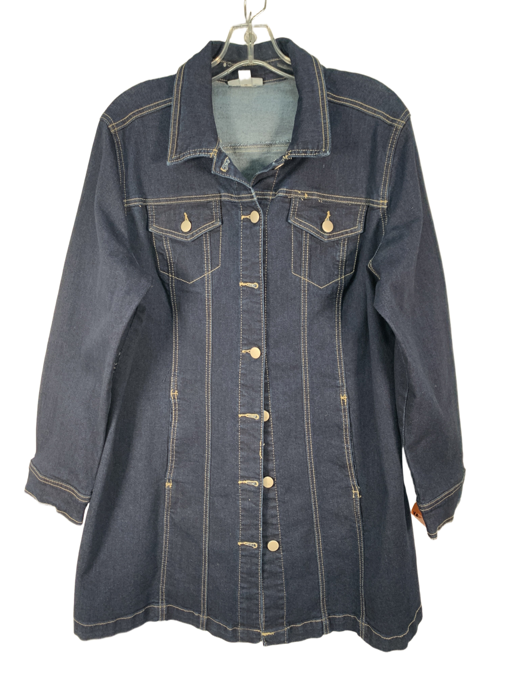 Jacket Denim By Clothes Mentor  Size: 1X