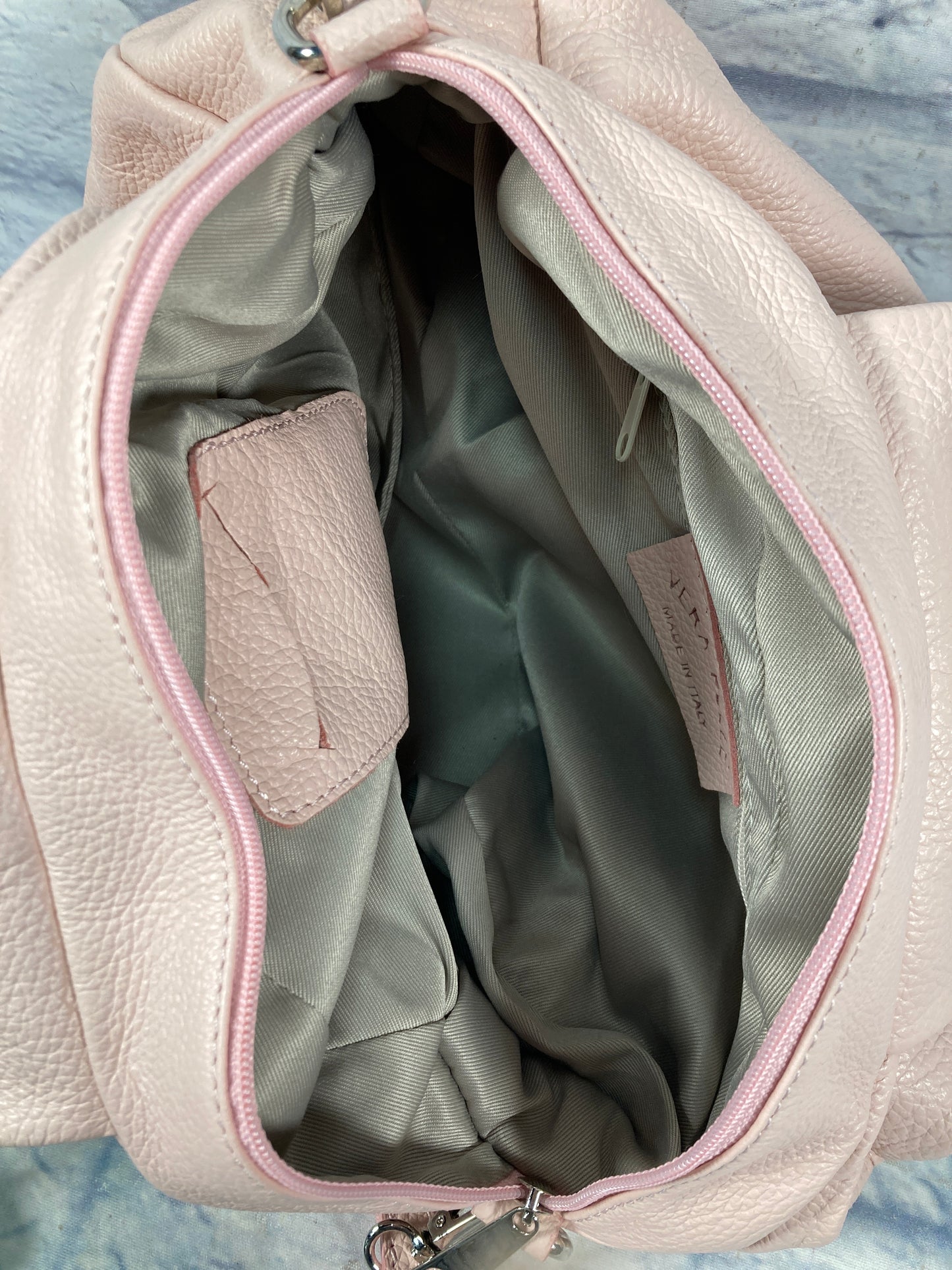 Handbag Leather By Clothes Mentor, Size: Large