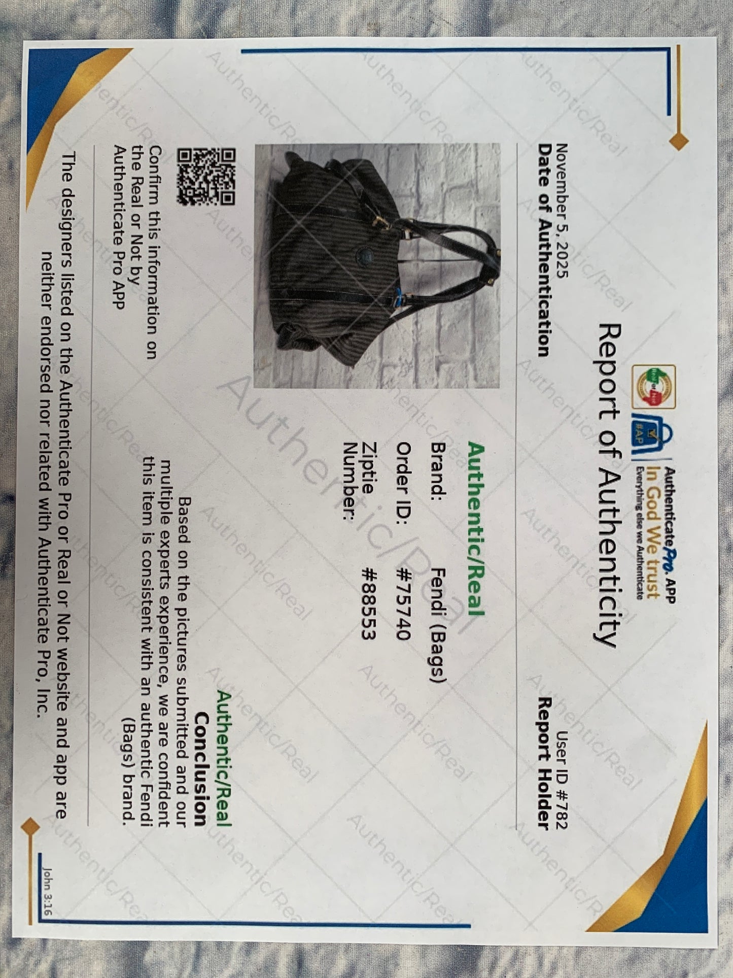 Duffle And Weekender Luxury Designer By Fendi, Size: Large