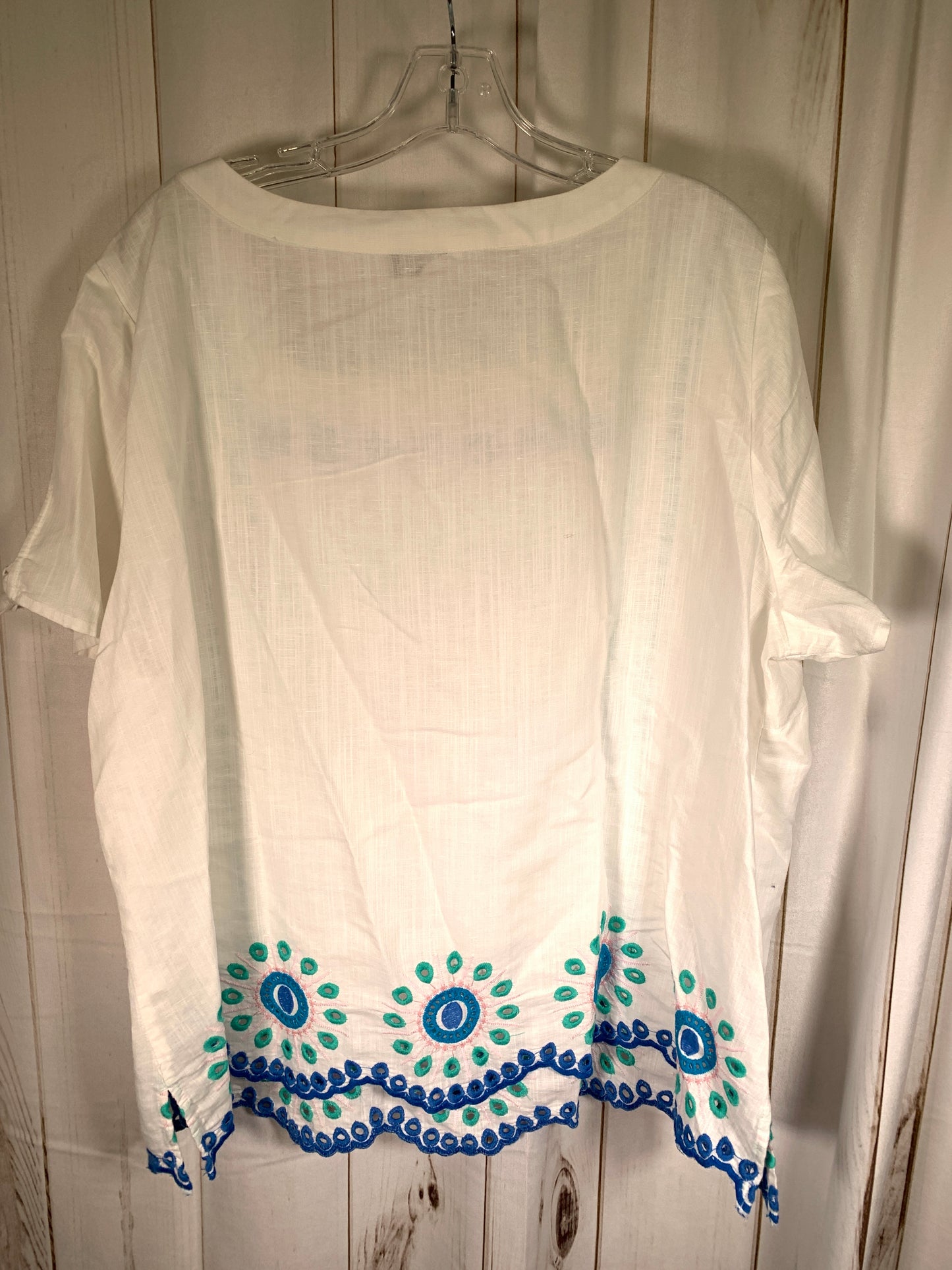Top Short Sleeve By Talbots  Size: 2x