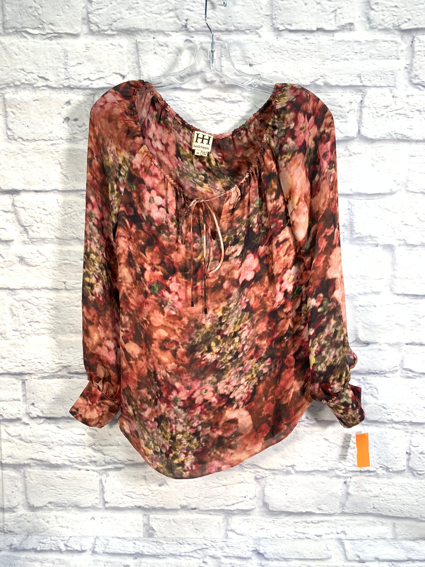 Top Long Sleeve By Haute Hippie  Size: M