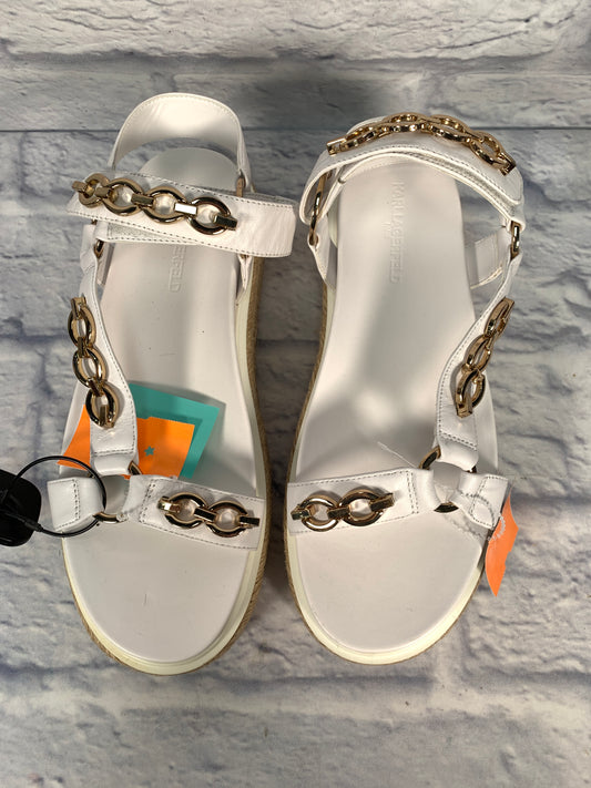 Sandals Heels Wedge By Karl Lagerfeld  Size: 9.5