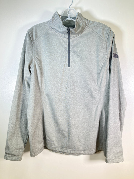 Athletic Top Long Sleeve Collar By North Face  Size: L