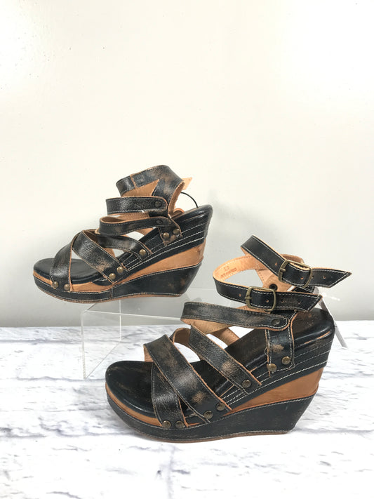Sandals Heels Wedge By Bed Stu  Size: 6.5