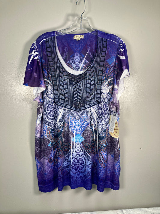 Tunic Long Sleeve By Accent  Size: 1x